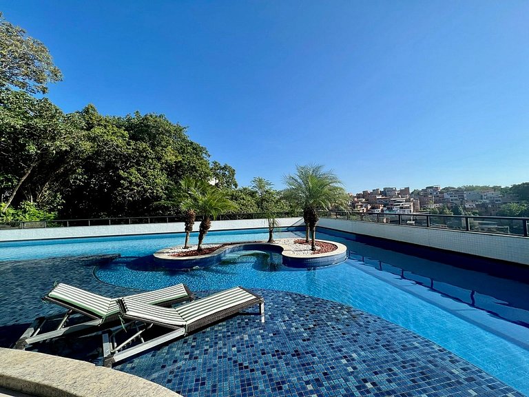 UNU Garibaldi: piscina, academia, vaga e+