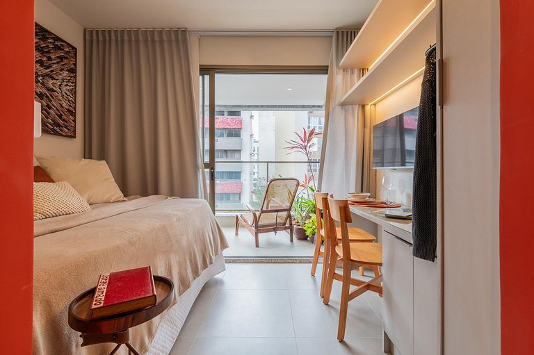 UNU 101 Rio Vermelho Conceito: piscina, academia +