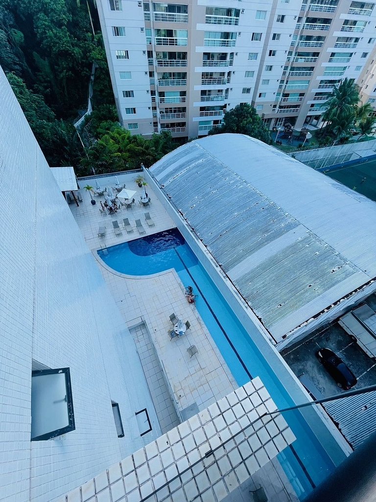 UNU 607 Barra Exclusive: piscina, academia, praia+