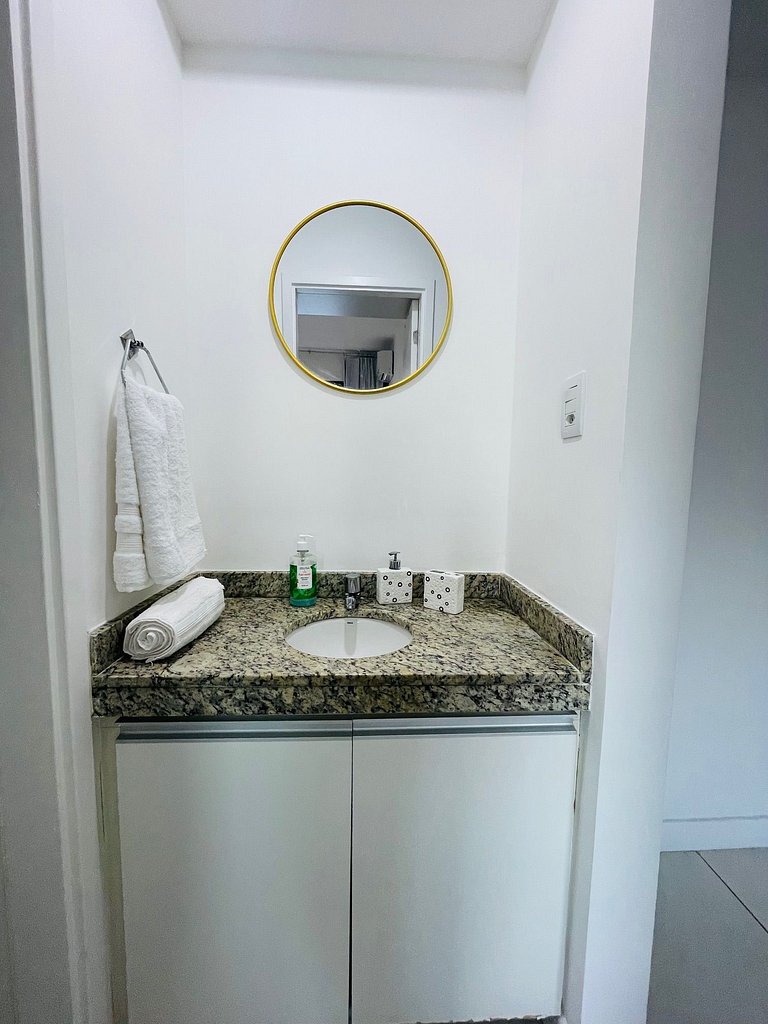 UNU 607 Barra Exclusive: piscina, academia, praia+