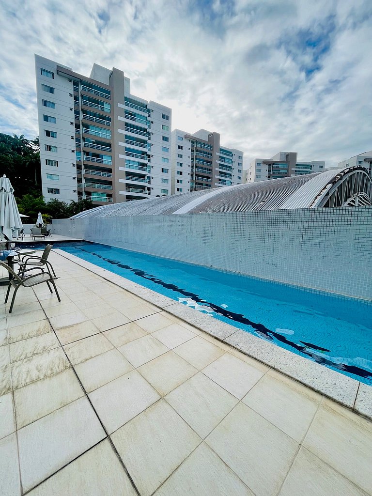 UNU 607 Barra Exclusive: piscina, academia, praia+