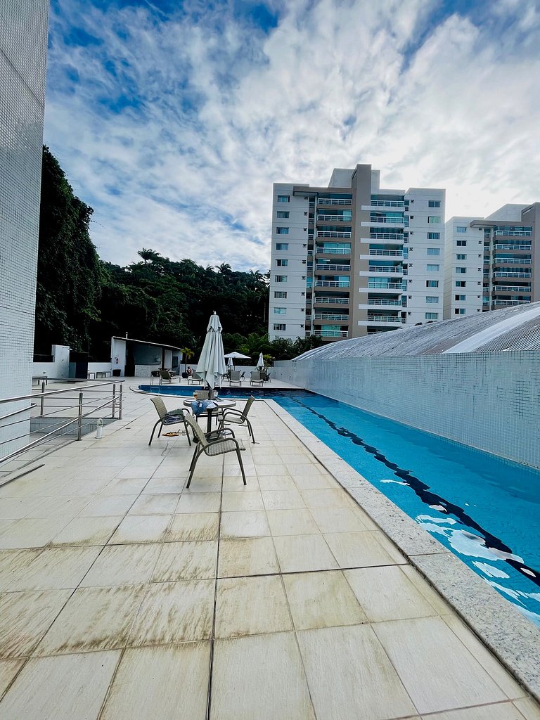 UNU 607 Barra Exclusive: piscina, academia, praia+