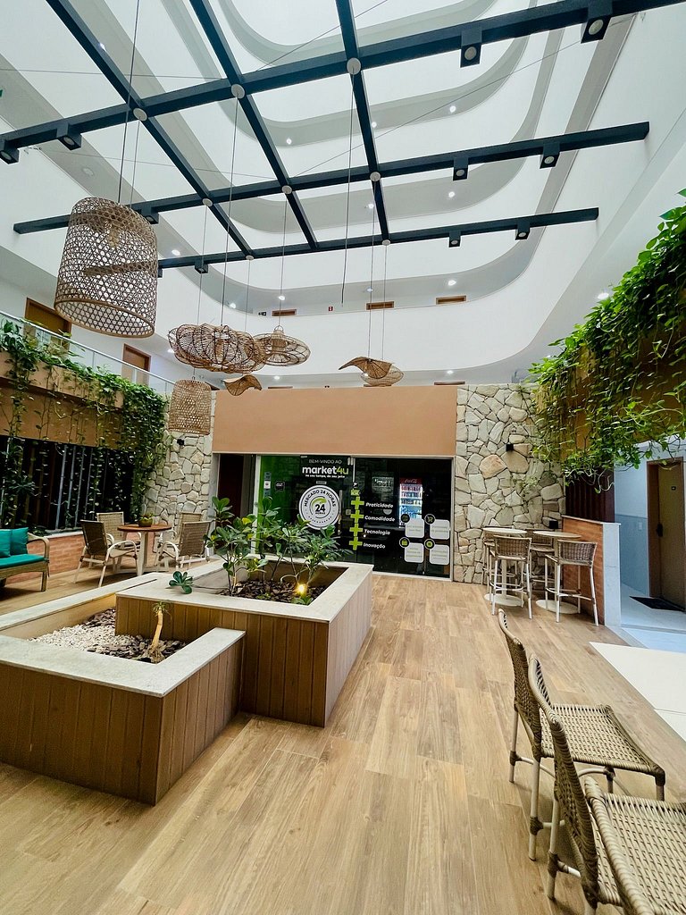 UNU Smart Pituba: piscina, academia, mercado e +