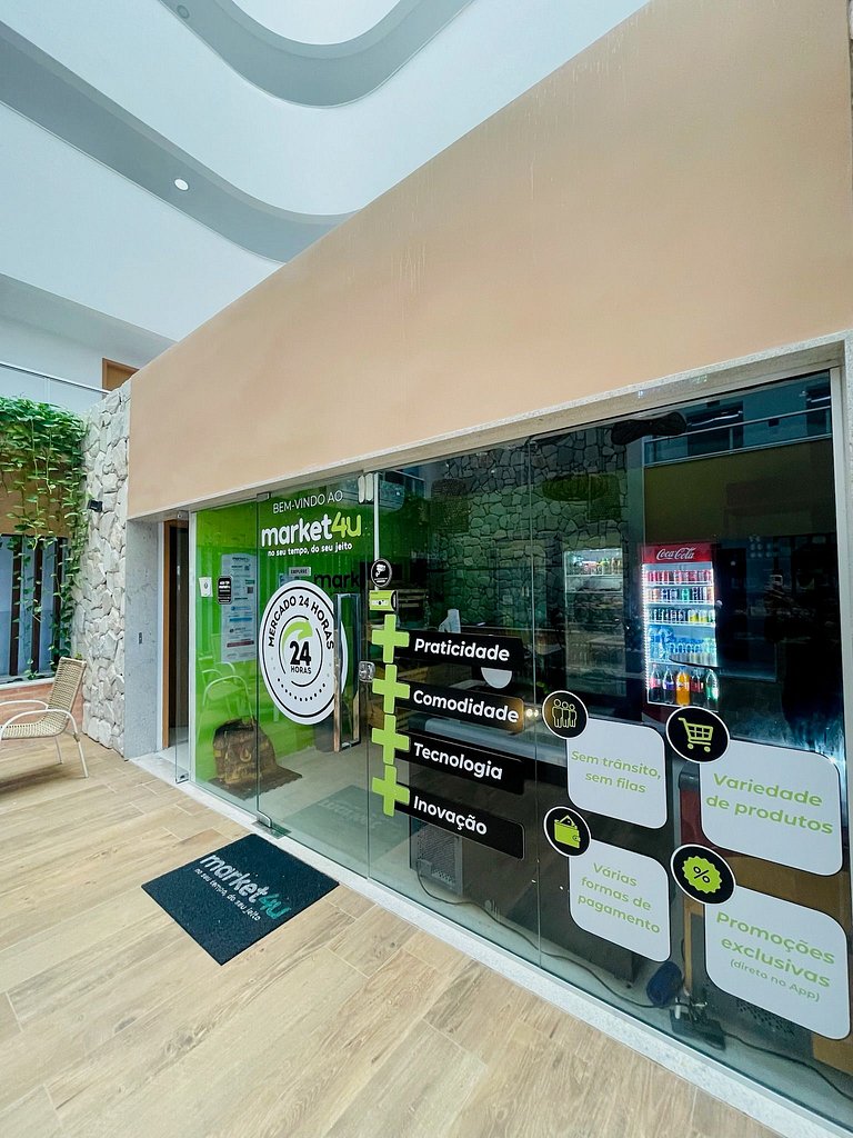 UNU 516 Smart Pituba: piscina, academia, mercado +