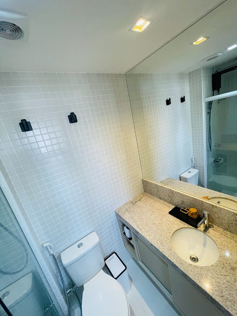 UNU 516 Smart Pituba: piscina, academia, mercado +