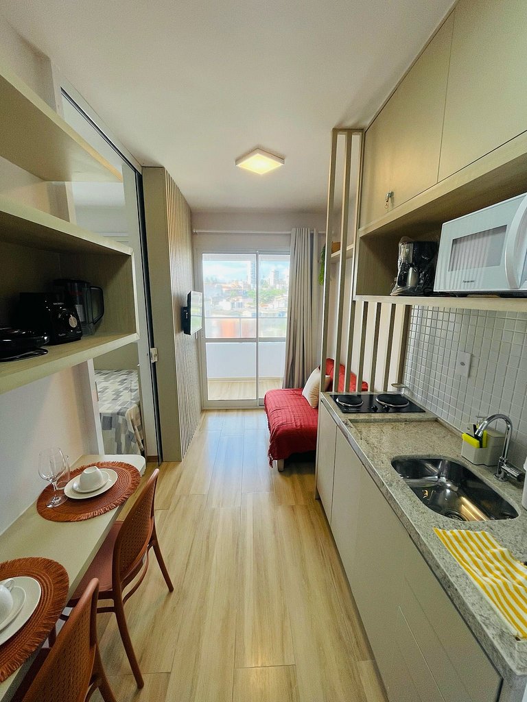 UNU 516 Smart Pituba: piscina, academia, mercado +