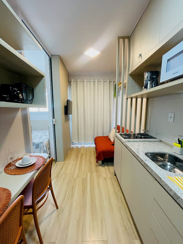 UNU 516 Smart Pituba: piscina, academia, mercado +