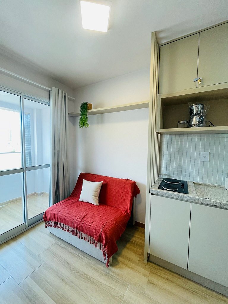 UNU 516 Smart Pituba: piscina, academia, mercado +