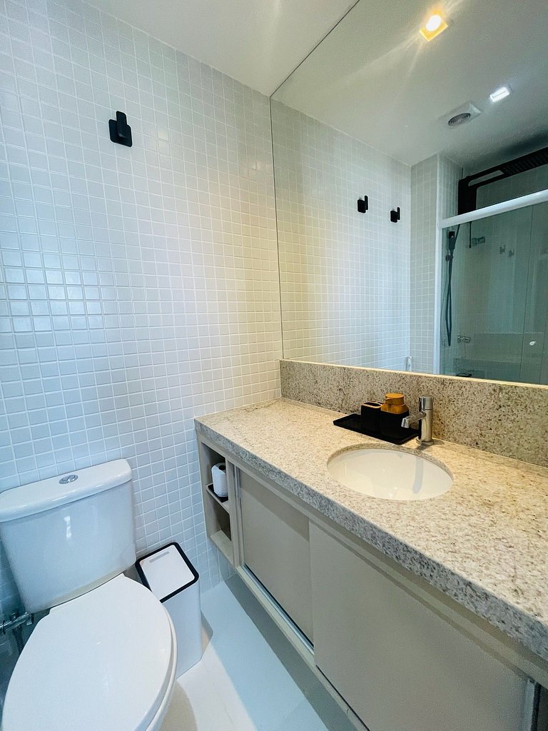 UNU 516 Smart Pituba: piscina, academia, mercado +