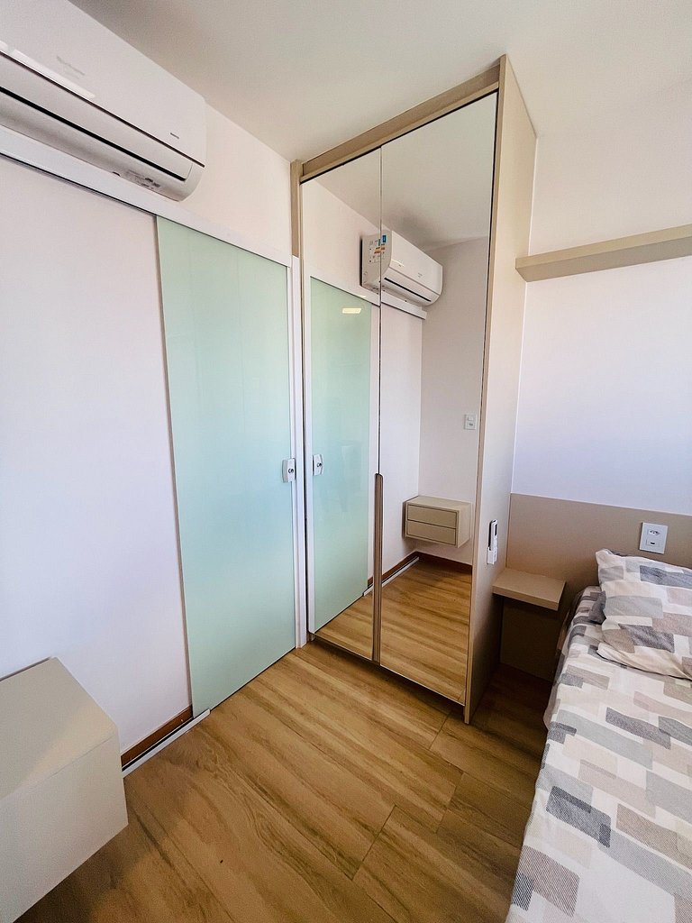 UNU 516 Smart Pituba: piscina, academia, mercado +