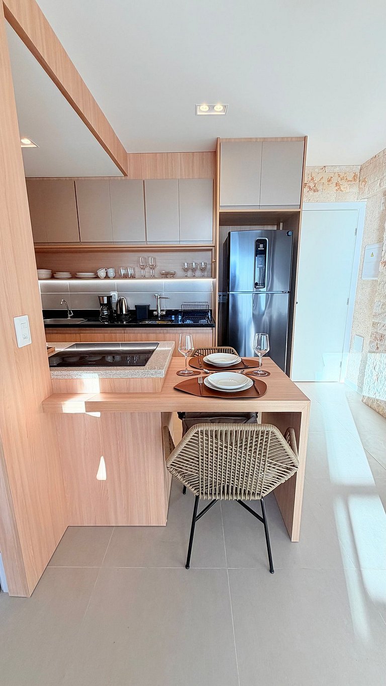 UNU 1208 Rio Vermelho Conceito: piscina, academia+