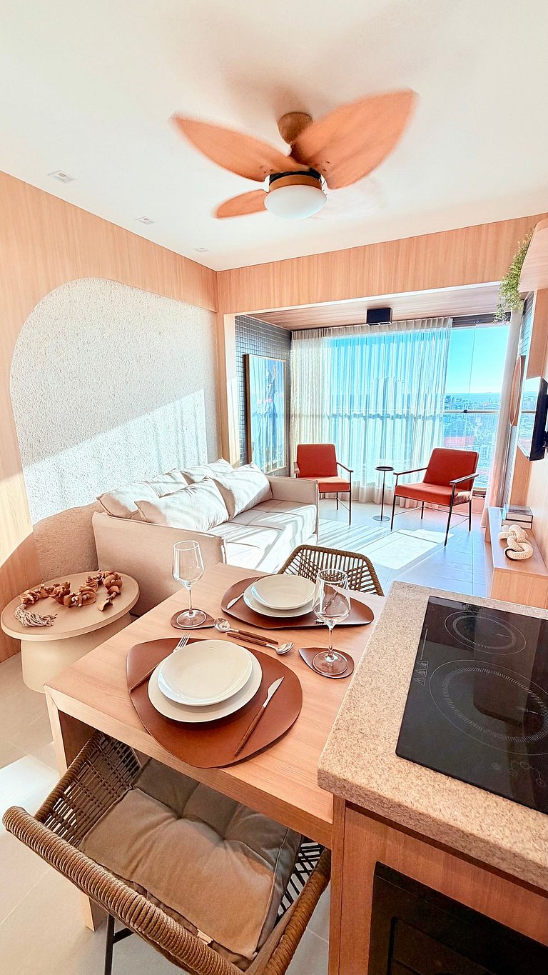 UNU 1208 Rio Vermelho Conceito: piscina, academia+